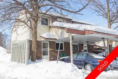 Mooney's Bay, Ottawa, Two Storey, End Unit Townhouse for sale: 3 bedroom