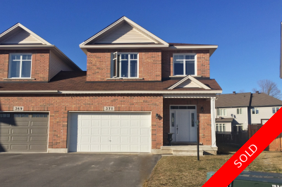 Ottawa, Kanata, Brookside, Two Storey, Semi Detached, House for sale: 4 bedroom
